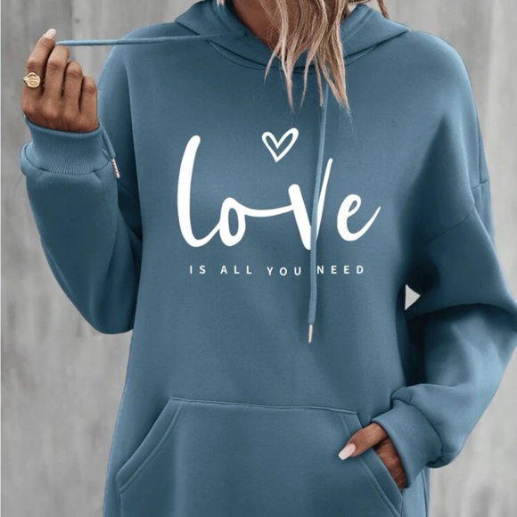 New graphic print hoodie sweatshirt - Picture 2 of 6